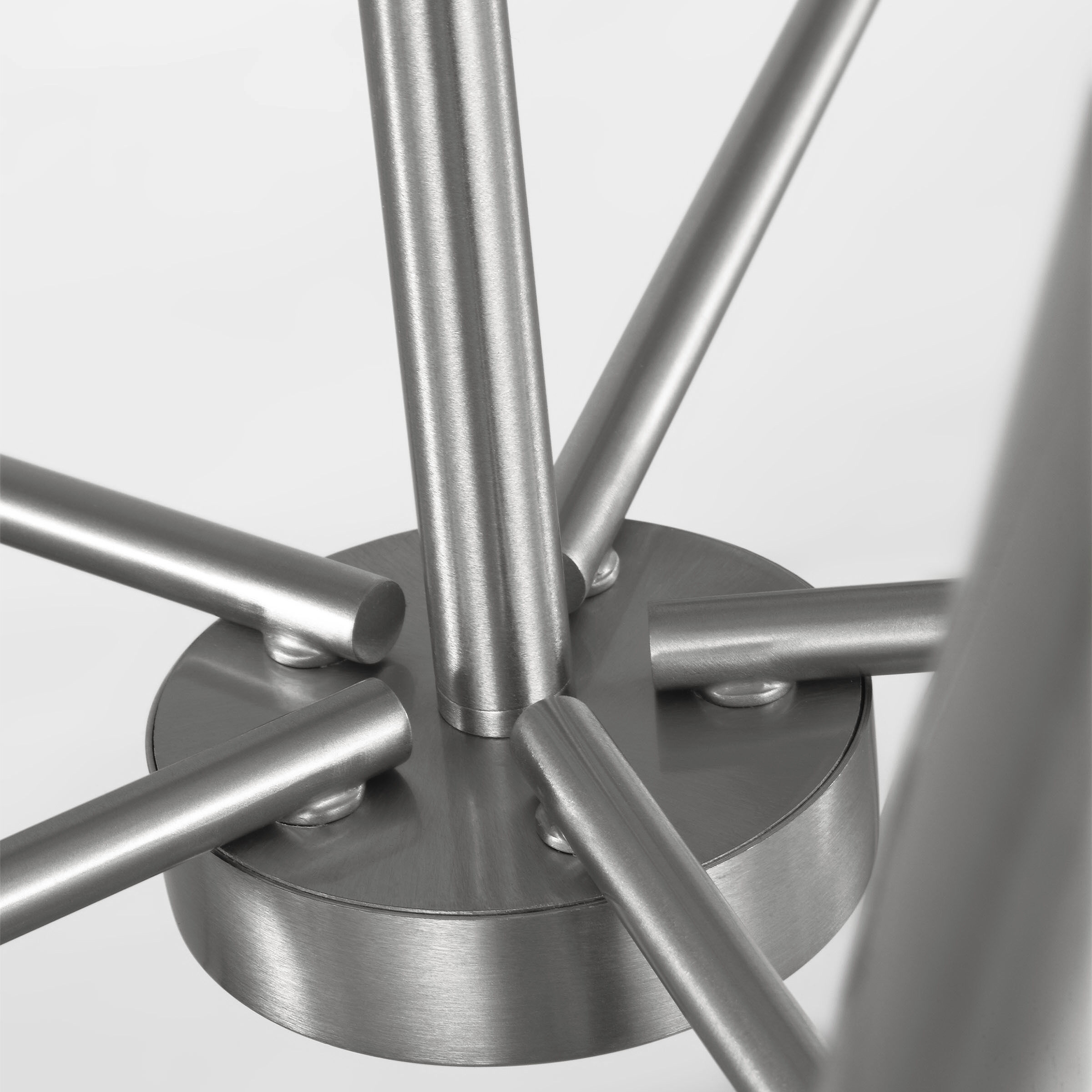 Drew & Jonathan Ender 5 Light 32.63 inch Brushed Nickel Chandelier Ceiling Light, Medium