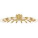 Barney 18 Light 31.5 inch Aged Brass Semi Flush Ceiling Light