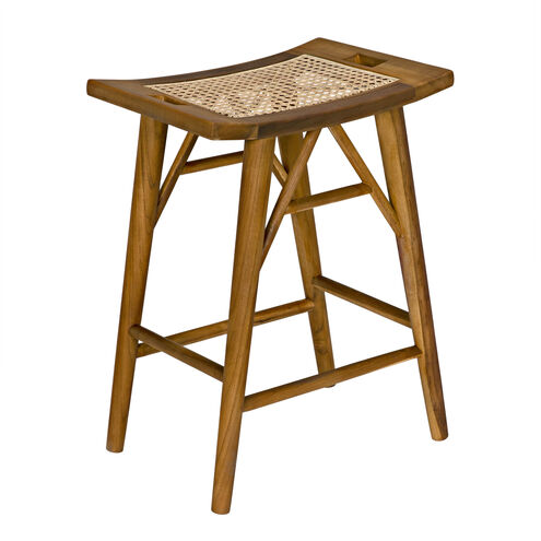 Murphy 26.5 inch Clear Coat Flat Counter Stool