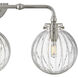 Helene 3 Light 24 inch Polished Nickel Vanity Light Wall Light