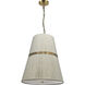 Sylvie LED 18 inch Aged Brass Pendant Ceiling Light
