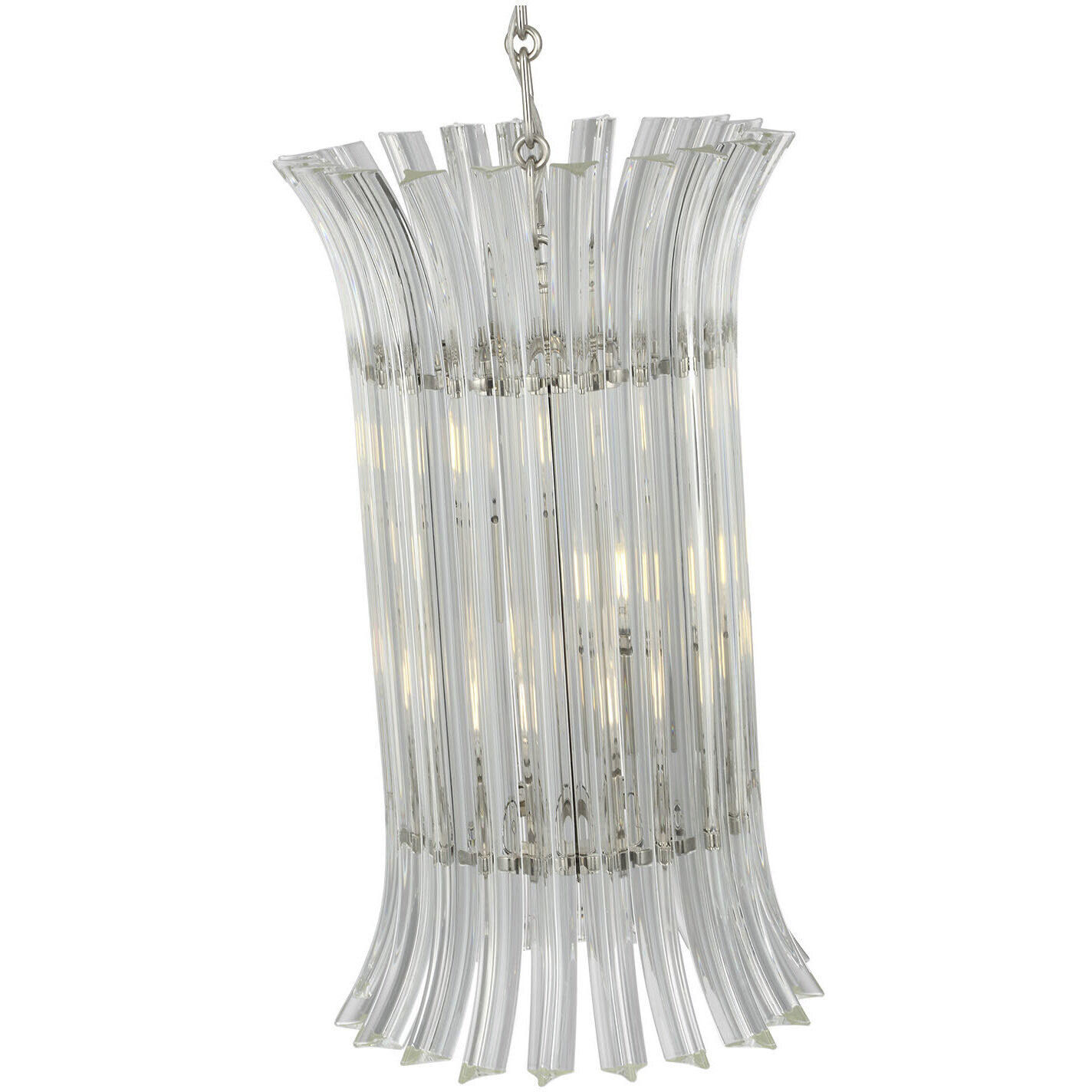AERIN Rhine LED 12 inch Polished Nickel Pendant Ceiling Light