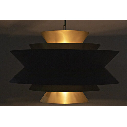 Arion 4 Light 29 inch Antique Brass Pendant Ceiling Light