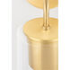Lula 1 Light 5.25 inch Aged Brass Wall Sconce Wall Light