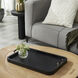 Hudson Black and Plated Nickel Tray