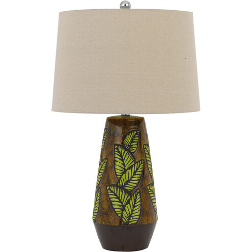 Hanson 29 inch 150.00 watt Cocoa Table Lamp Portable Light