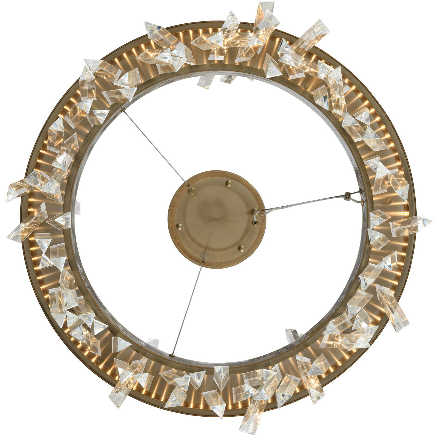 Lucca 14 inch Brushed Champagne Gold Foyer Light Ceiling Light
