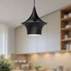 Alora Mood Emiko 1 Light 9.5 inch Matte Black Pendant Ceiling Light