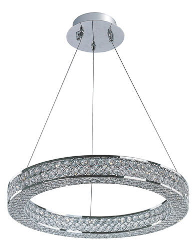 Eternity LED LED 20 inch Polished Chrome Foyer Pendant Ceiling Light