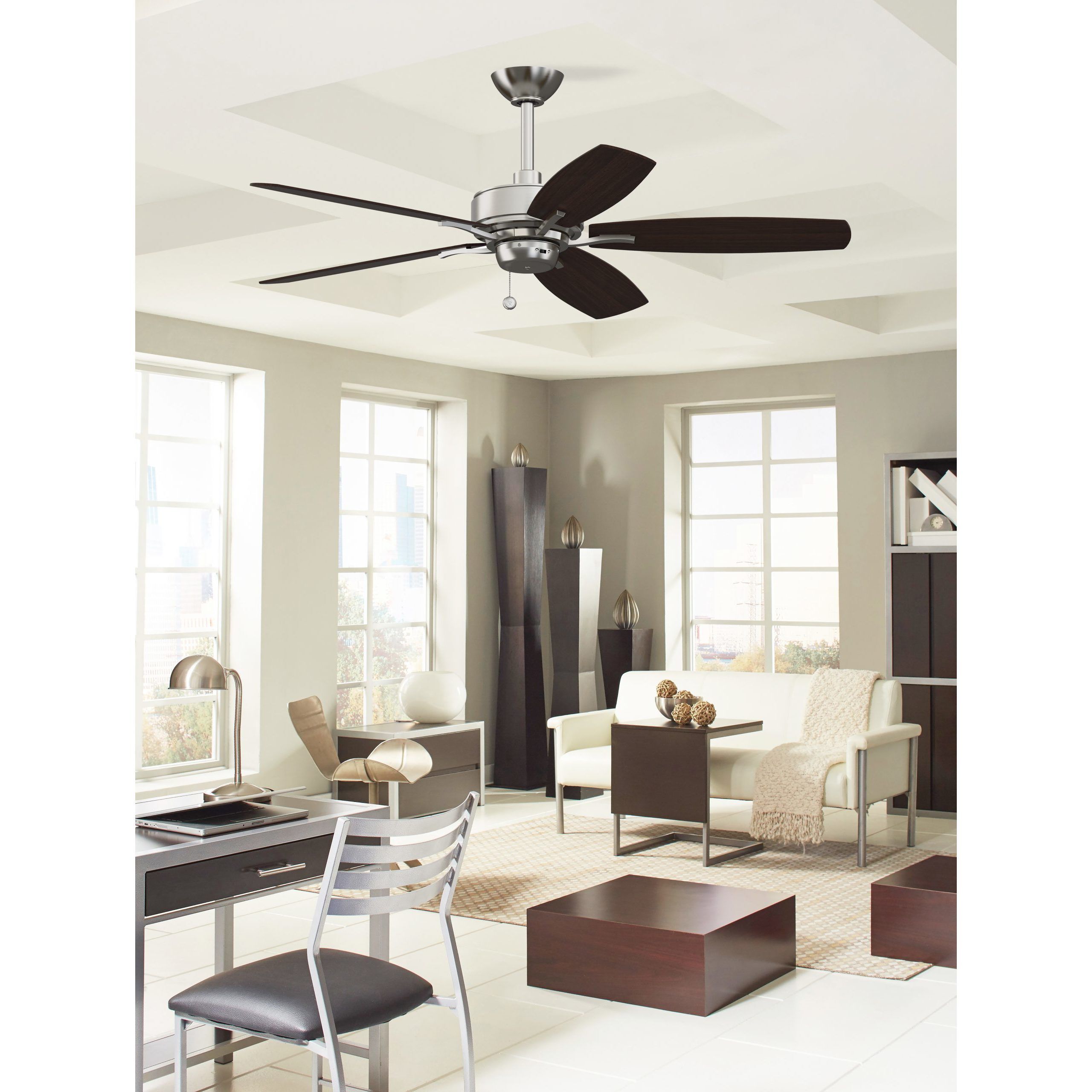 Aire Deluxe 52 inch Matte White Fan-Uni