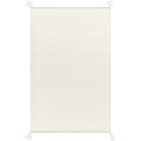 Merino Boucle 96 X 30 inch Off-White/Ivory Handmade Rug in 2.5 x 8