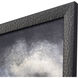 Tumultuous Overcast Blue and Beige and Gray Framed Art