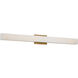 Lanza 1 Light 34 inch Aged Brass Bath Vanity Light Wall Light