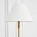 Drew & Jonathan Porteau 23 inch 9.00 watt Satin Brass Table Lamp Portable Light