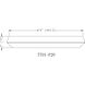Quasars LED 20 inch Brushed Nickel Flush Mount Ceiling Light