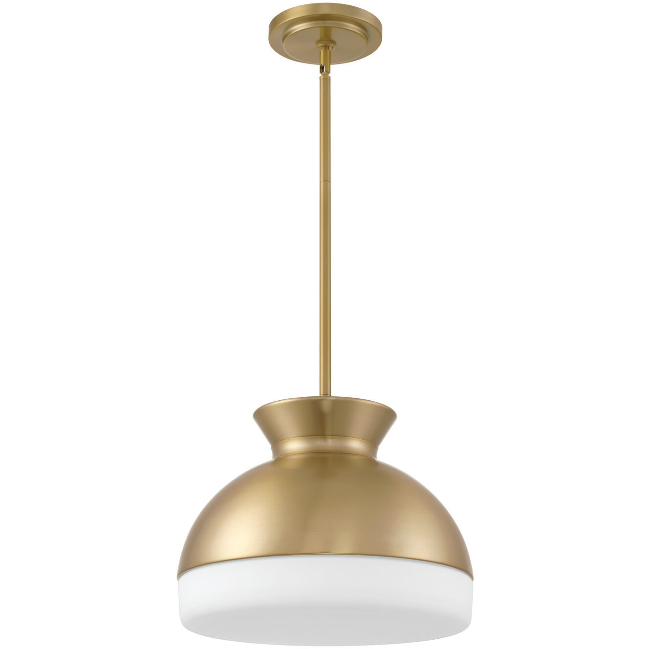 Gidget 2 Light 15 inch Vibrant Gold Mini Pendant Ceiling Light