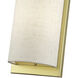 Brenton 2 Light 6 inch Soft Gold ADA Wall Sconce Wall Light