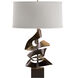 Gallery Twofold 24.7 inch 150 watt Ink Table Lamp Portable Light in Flax