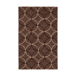 Cosmopolitan 156 X 108 inch Brown and Brown Area Rug, Polyester