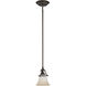 Harmony 1 Light 7 inch Aged Bronze Mini Pendant Ceiling Light