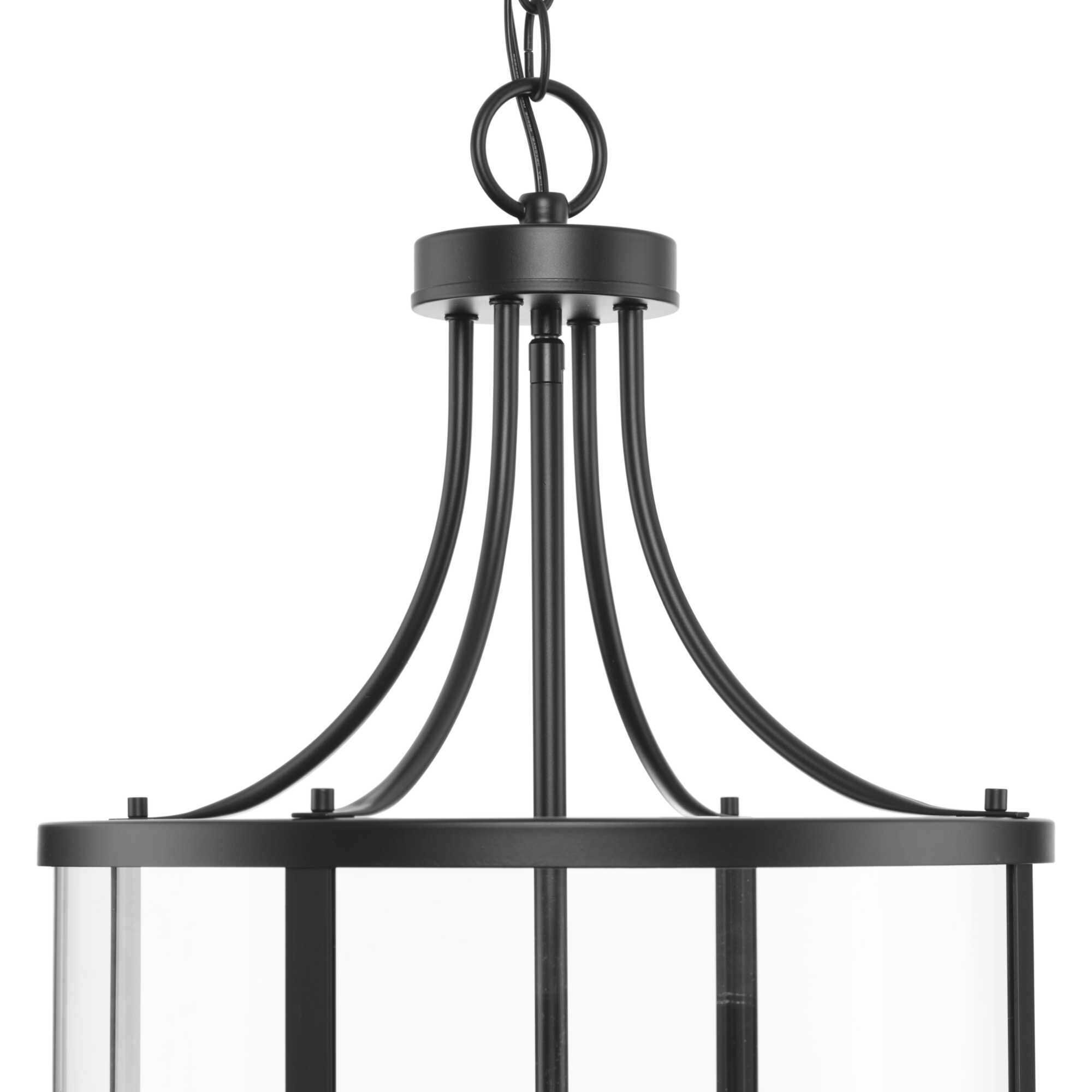 Gilliam 4 Light 15 inch Matte Black Foyer Light Ceiling Light