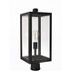 Harris 1 Light 20.63 inch Textured Black Outdoor Post Mount
