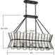Chapelle 5 Light 36 inch English Bronze Linear Chandelier Ceiling Light