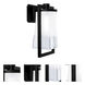 Drape 1 Light 16.5 inch Matte Black Outdoor Wall Sconce