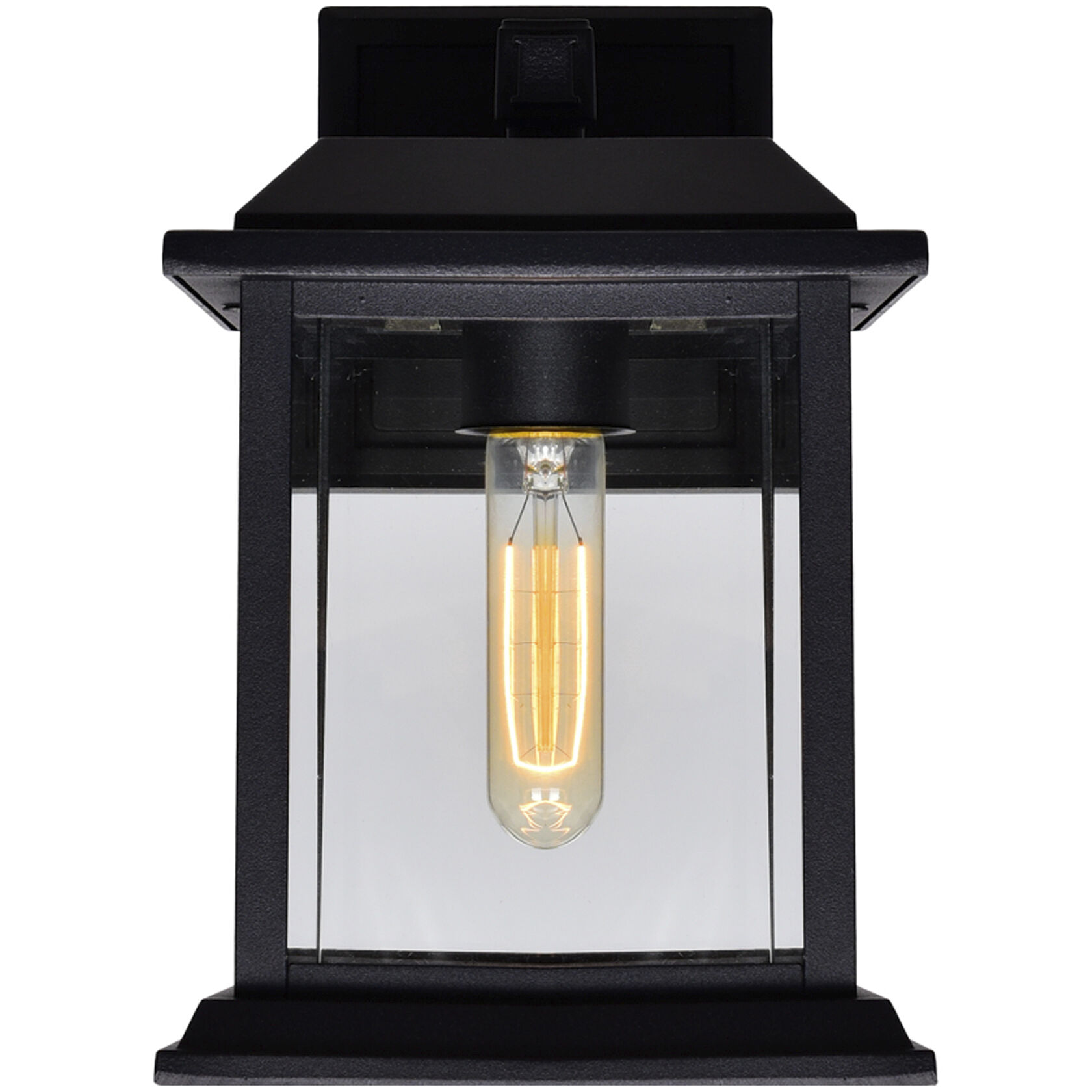 Blackbridge 1 Light 10 inch Black Outdoor Wall Light