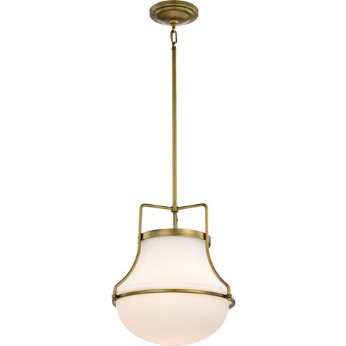 Valdora 1 Light 14 inch Natural Brass Pendant Ceiling Light