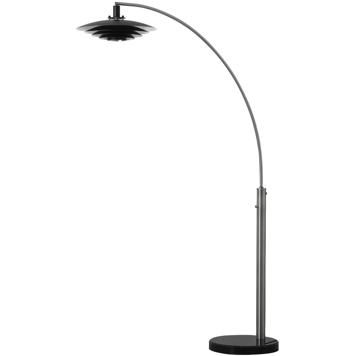 Rancho Mirage 87 inch 100.00 watt Satin Nickel Arc Floor Lamp Portable Light