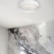 Corinne LED 15 inch Ivory Flush Mount Ceiling Light in Ivory Jewel Tone