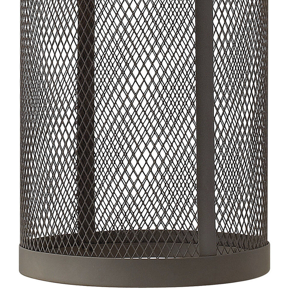 Aria LED 16 inch Buckeye Bronze Outdoor Wall Mount Lantern, Small