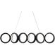 Cabot Linear Pendant Ceiling Light in 3000K, dweLED