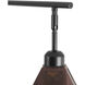 Artifact 86 inch 60 watt Dark Walnut and Espresso Bronze Arc Floor Lamp Portable Light