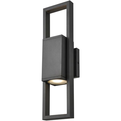Kitsilano 2 Light 18 inch Black Outdoor Sconce