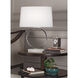 Logan 24.5 inch 150.00 watt Polished Nickel Table Lamp Portable Light in Ascot White