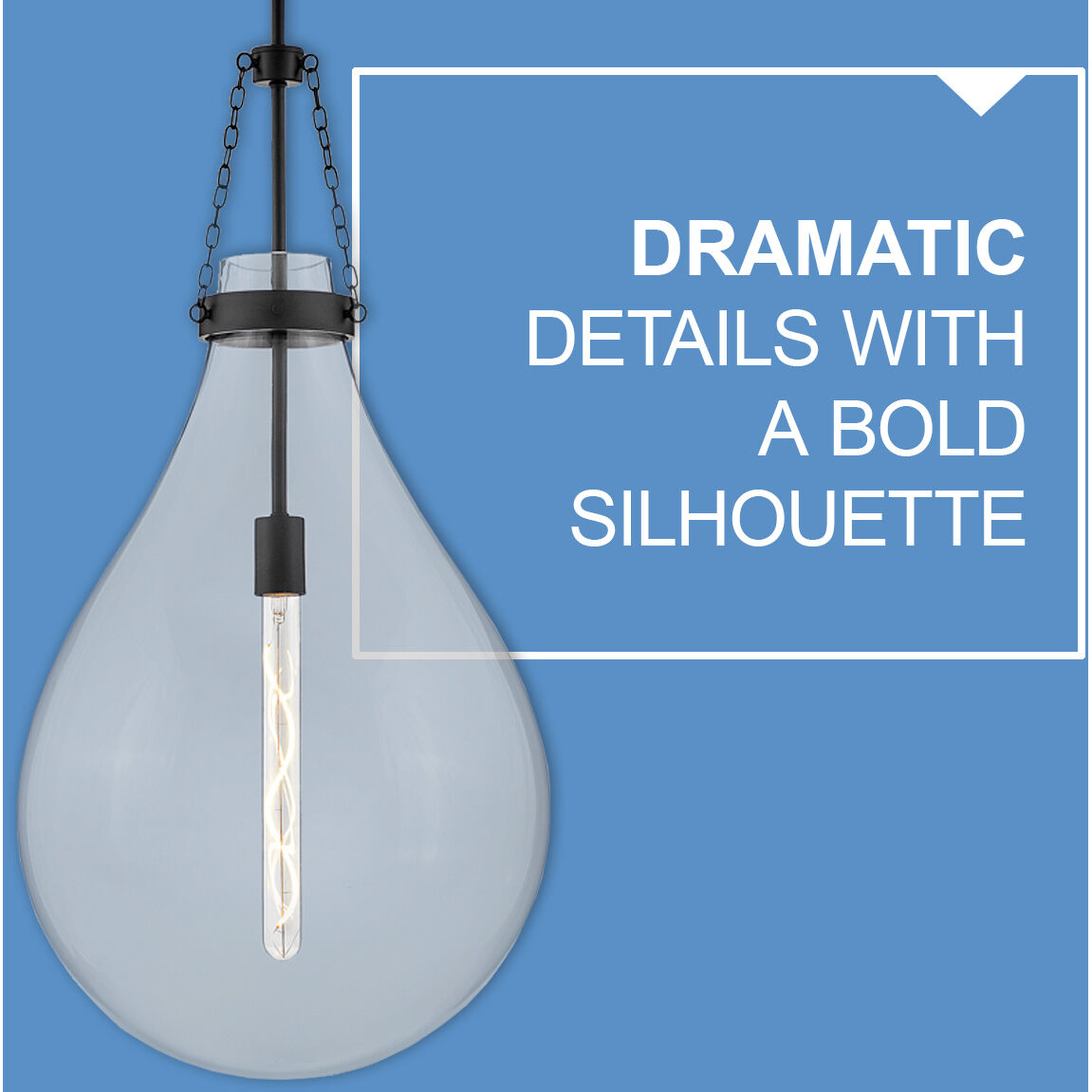 Eloise 1 Light 11 inch Black Pendant Ceiling Light