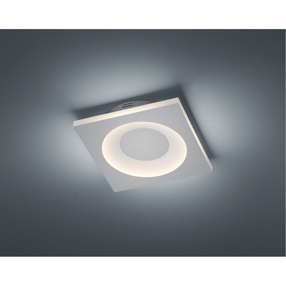 Atlanta 1 Light 12 inch Nickel-Matte Flush Mount Ceiling Light