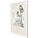 Boho Beachy Green and Blue and Brown Framed Art, Propac