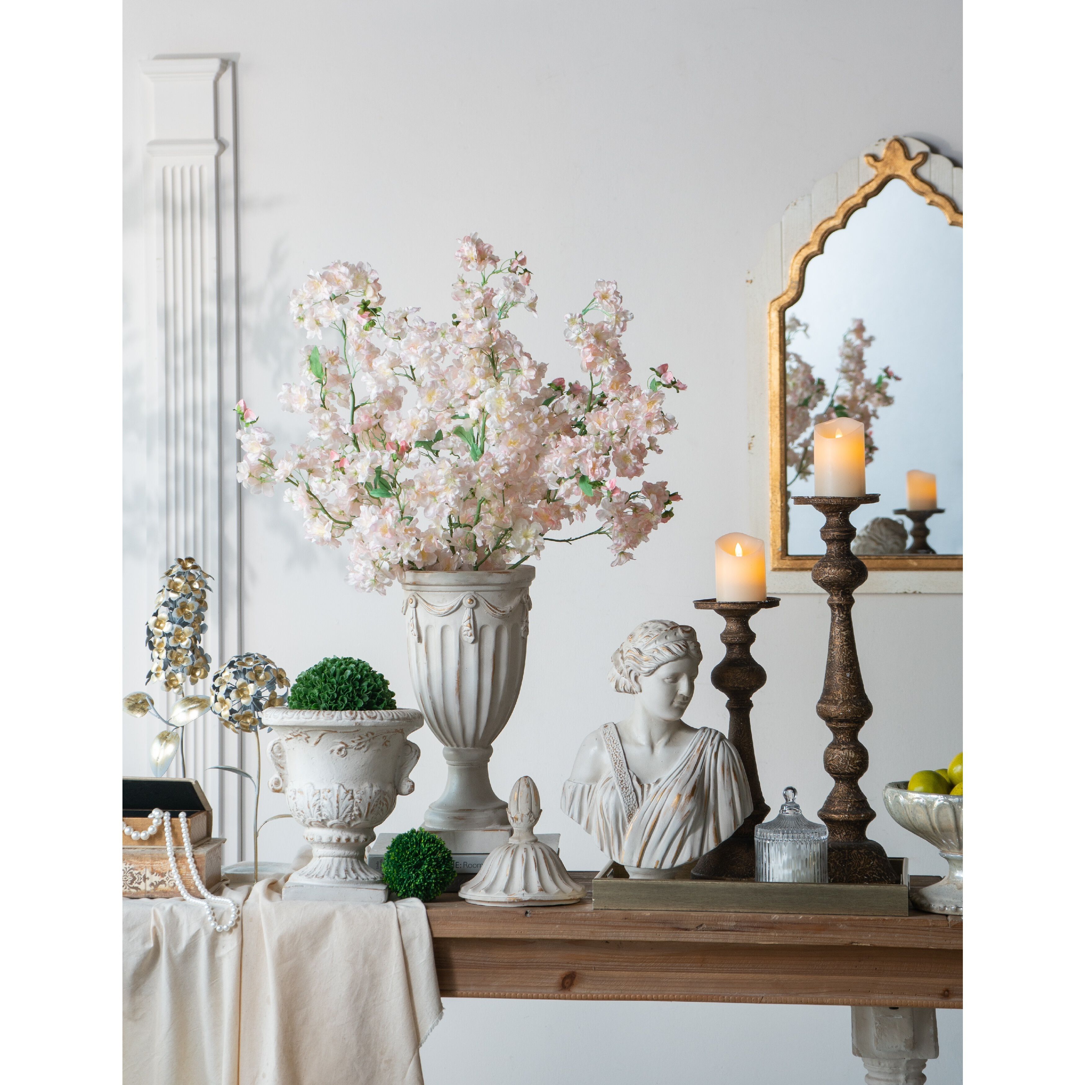 Pedestal 16.9 X 8.3 inch Pedestal Vase