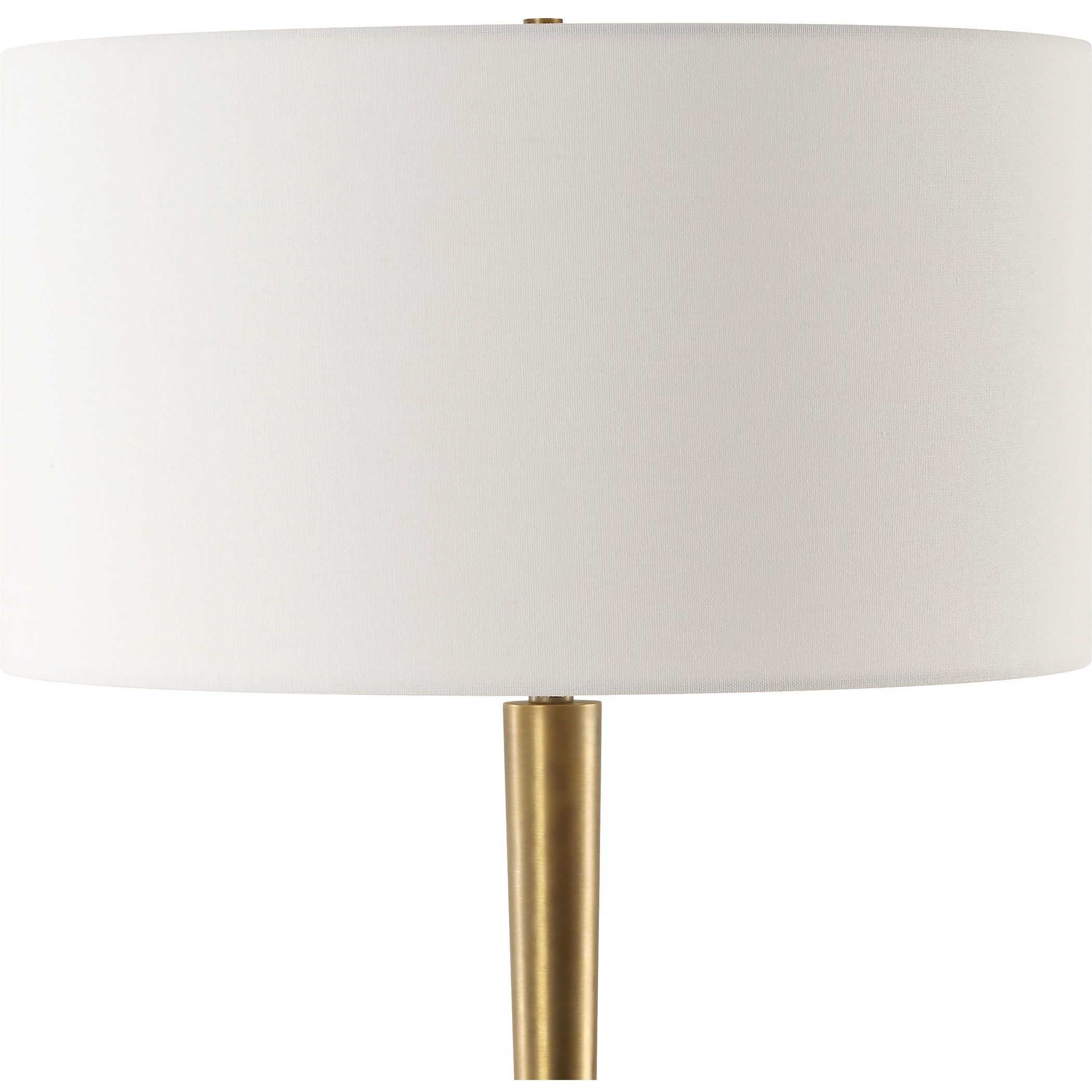 Avola 32 inch 100.00 watt White Marble and Antique Brass Table Lamp Portable Light
