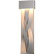 Tress LED 31.8 inch Coastal Burnished Steel Outdoor Sconce, Large