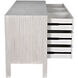 Conrad White Wash Dresser, 9 Drawer