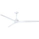 Spitfire Matte White Fan Motor