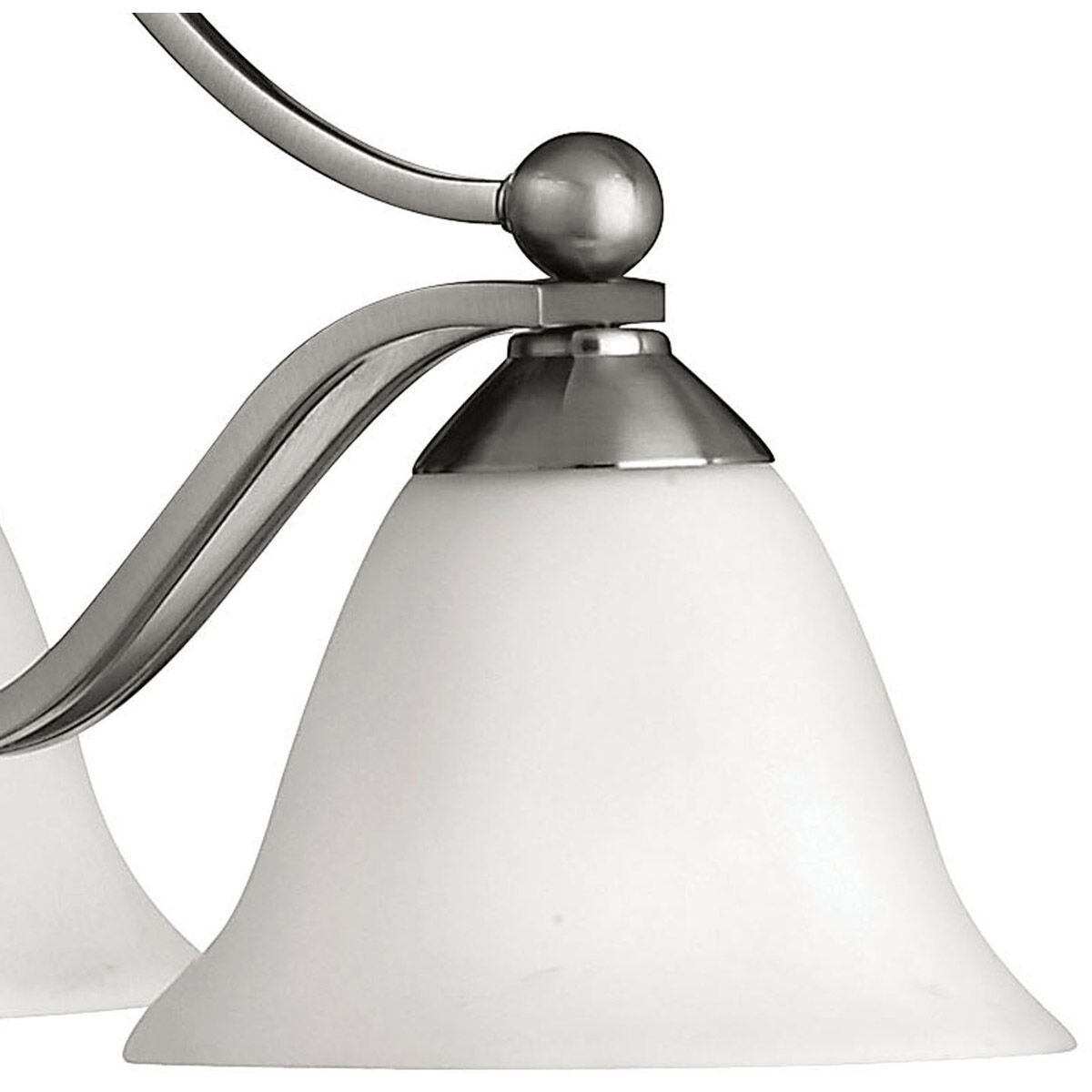 Bolla 3 Light 22.5 inch Brushed Nickel Indoor Chandelier Ceiling Light in Etched Opal