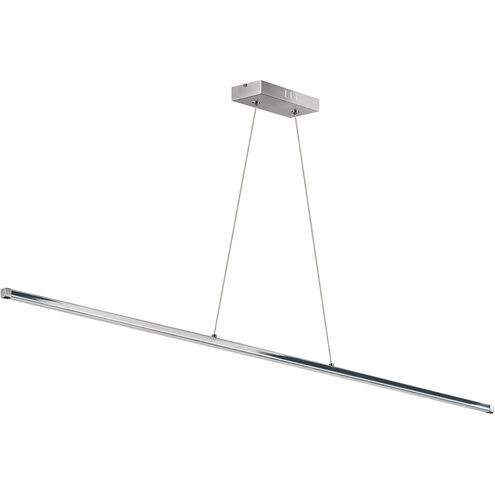 Array LED 48 inch Polished Chrome Horizontal Pendant Ceiling Light