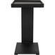 Ledge 24.5 X 18.5 inch Matte Black Side Table