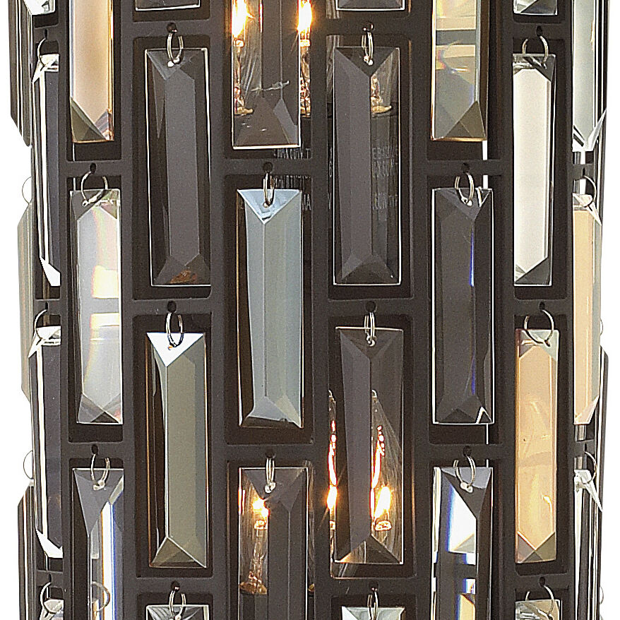 Gemma LED 8 inch Vintage Bronze Sconce Wall Light