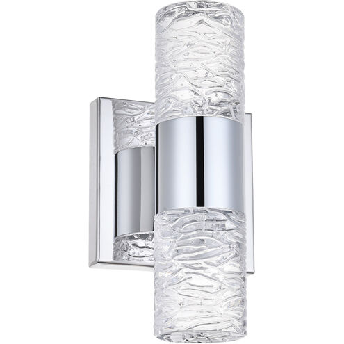 Vega LED 5 inch Chrome Wall Sconce Wall Light